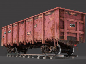 Open wagon 3D Model