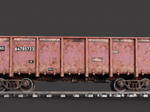 Open wagon 3D Model