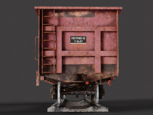 Open wagon 3D Model