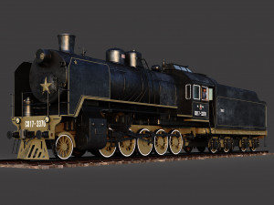 Steam locomotive - 17 3D Model