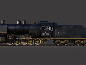Steam locomotive - 17 3D Model