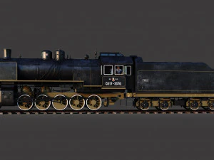 Steam locomotive - 17 3D Model