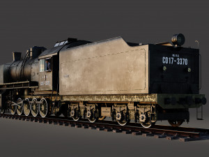 Steam locomotive - 17 3D Model