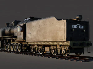 Steam locomotive - 17 3D Model