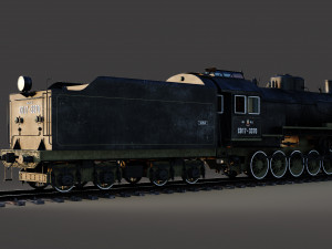 Steam locomotive - 17 3D Model