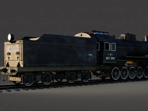 Steam locomotive - 17 3D Model
