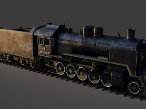 Steam locomotive - 17 3D Model
