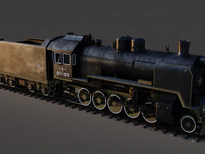 Steam locomotive - 17 3D Model