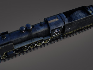 Steam locomotive - 17 3D Model