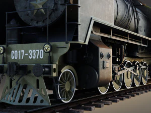 Steam locomotive - 17 3D Model