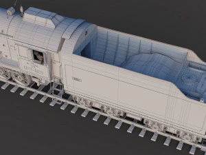 Steam locomotive - 17 3D Model