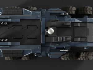 Sci-Fi APC 3D Модель
