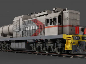 TEM-19 Locomotive 3D Model