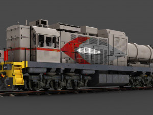 TEM-19 Locomotive 3D Модель