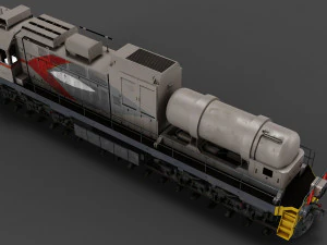 TEM-19 Locomotive 3D Model