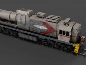 TEM-19 Locomotive 3D Model