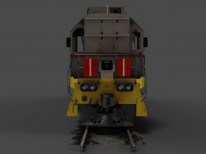 TEM-19 Locomotive 3D Model