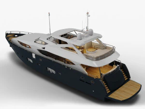 Яхта - Сансикер 3D Модель