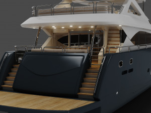 Yacht - Sunseeker 3D Model