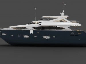 Yacht - Sunseeker 3D Model