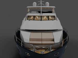 Yacht - Sunseeker 3D Model