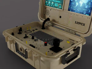 Transmitter Console 3D Model