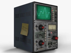 Oscilloscoop 3D Model