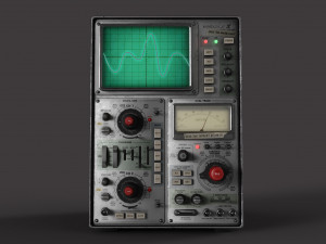 Oscilloscope Modelo 3D