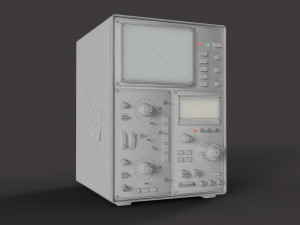 Oscilloscope Modelo 3D