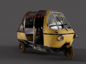 TUK-TUK 3D 模型