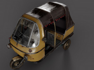 TUK-TUK 3D 模型