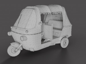 TUK-TUK 3D 模型