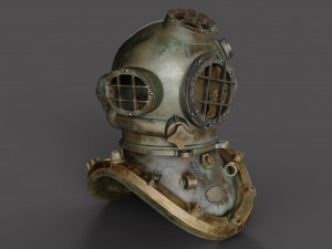 Diving Helmet 3D Model