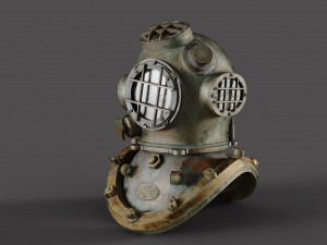 Diving Helmet 3D Model