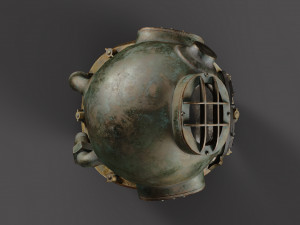 Diving Helmet 3D Model