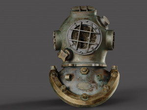Diving Helmet 3D Model