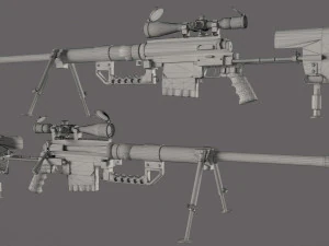 武器收藏 3D 模型