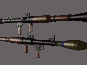 武器收藏 3D 模型