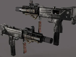 武器收藏 3D 模型