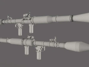 武器收藏 3D 模型