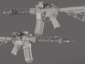 Weapon collection 3D Model
