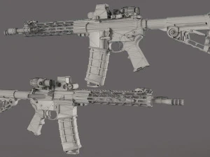 武器收藏 3D 模型