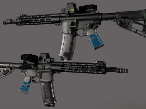 Weapon collection 3D Model