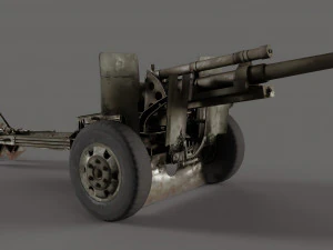Obusier M101A1 Modèle 3D