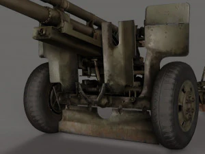 Obusier M101A1 Modèle 3D