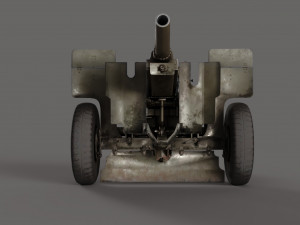 Howitzer M101A1 3Dモデル