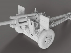 Obusier M101A1 Modèle 3D