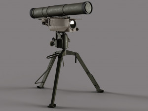 9M133 Kornet Modelo 3D