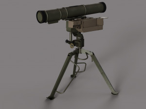9M133 Kornet Modelo 3D