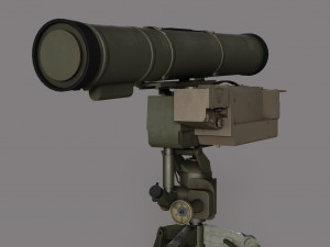 9M133 Kornet Modelo 3D